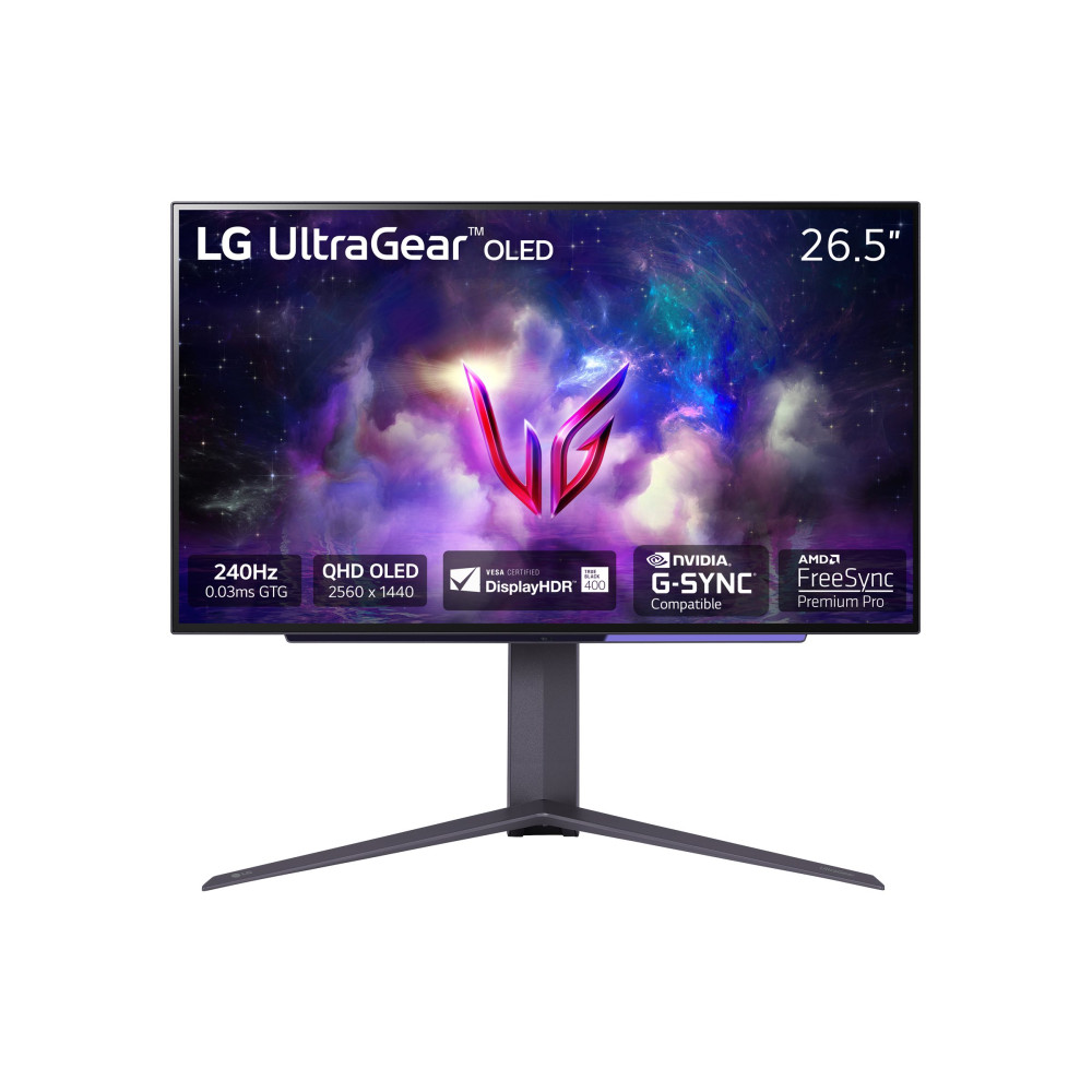 Produktbild för LG UltraGear 27GS95QE-B - OLED-monitor - QHD - 27" - HDR
