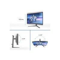 Produktbild för Philips Evnia 5000 27M2C5200W - LED-skärm - böjd - Full HD (1080p) - 27" - HDR