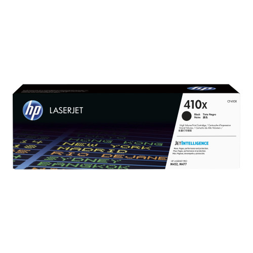 Hewlett-Packard HP 410X - Lång livslängd - svart - original - LaserJet - tonerkassett (CF410X)