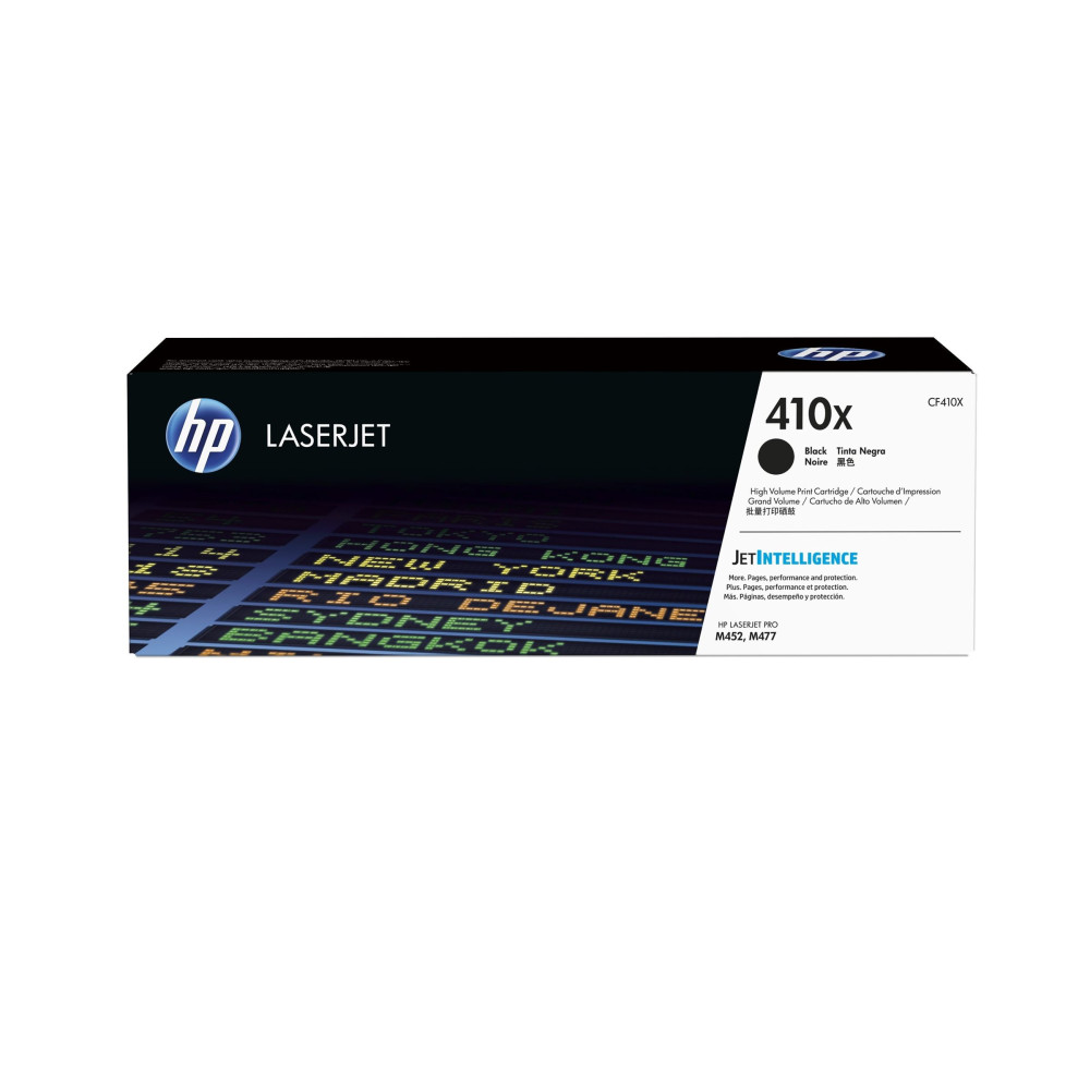 Produktbild för HP 410X - Lång livslängd - svart - original - LaserJet - tonerkassett (CF410X)