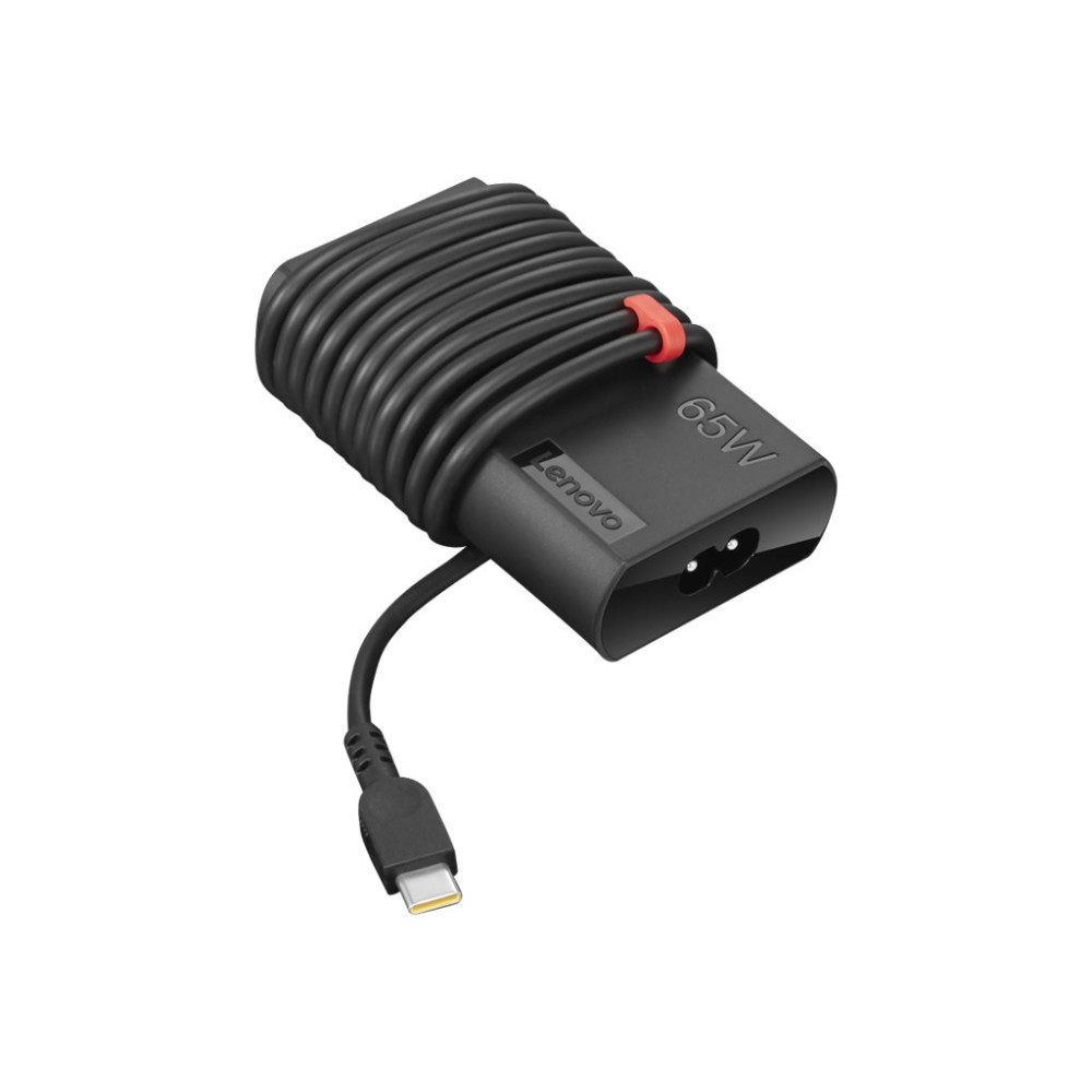 Produktbild för Lenovo ThinkPad 65W Slim AC Adapter (USB Type-C) - strömadapter - 65 watt