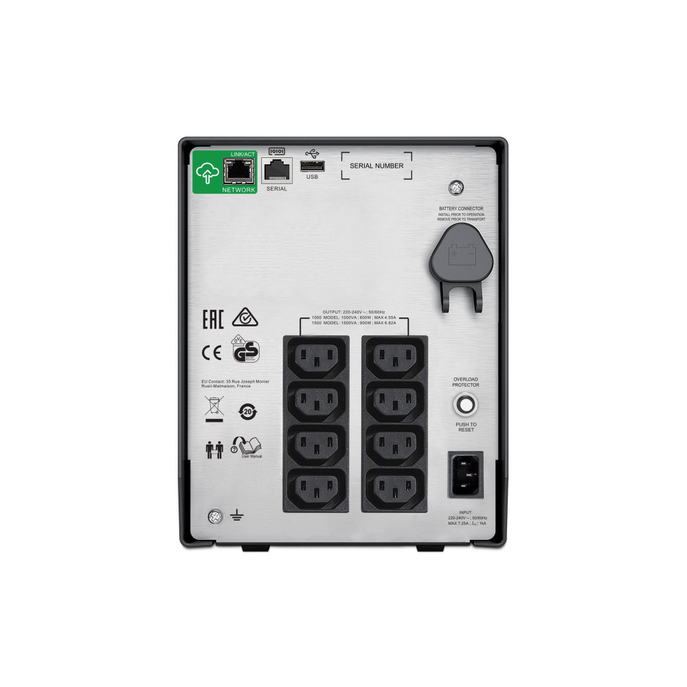 Produktbild för APC Smart-UPS C 1500VA LCD - UPS - 900 watt - 1500 VA - med APC SmartConnect