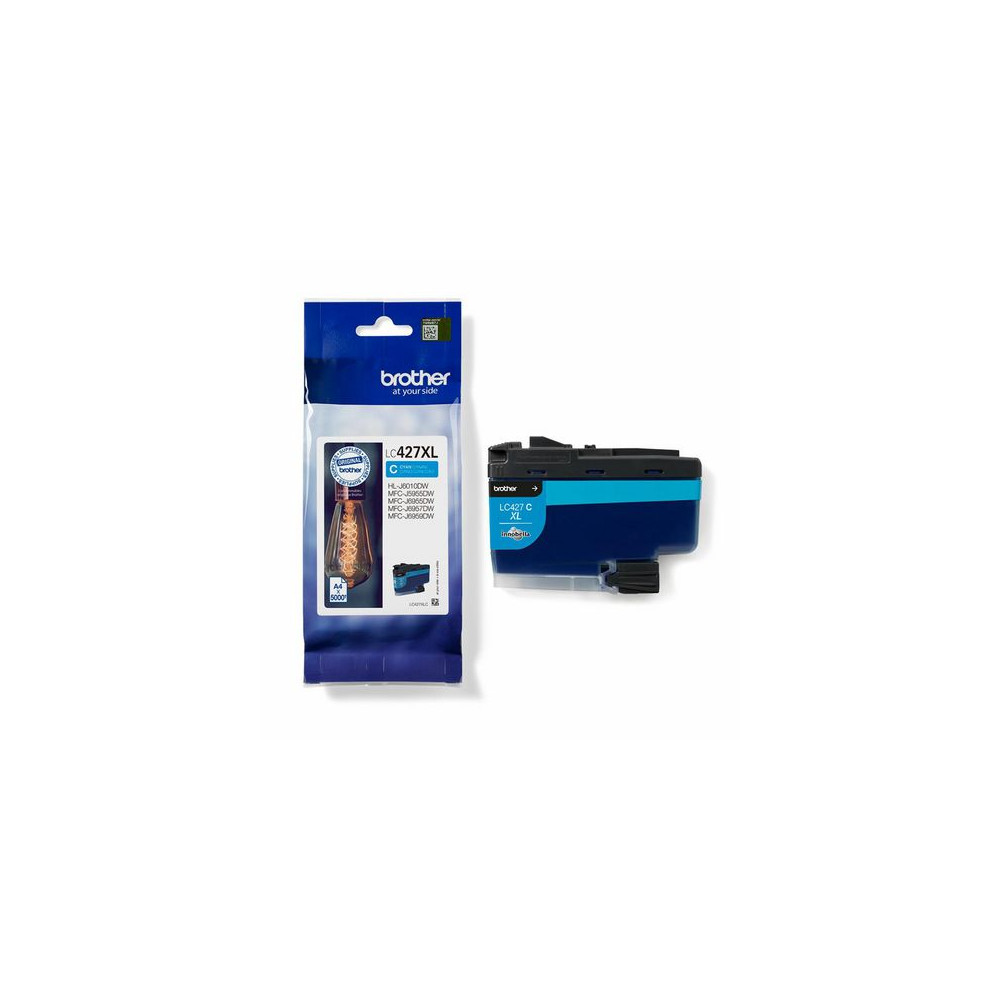 Produktbild för Bläckpatron BROTHER LC427XLC Cyan
