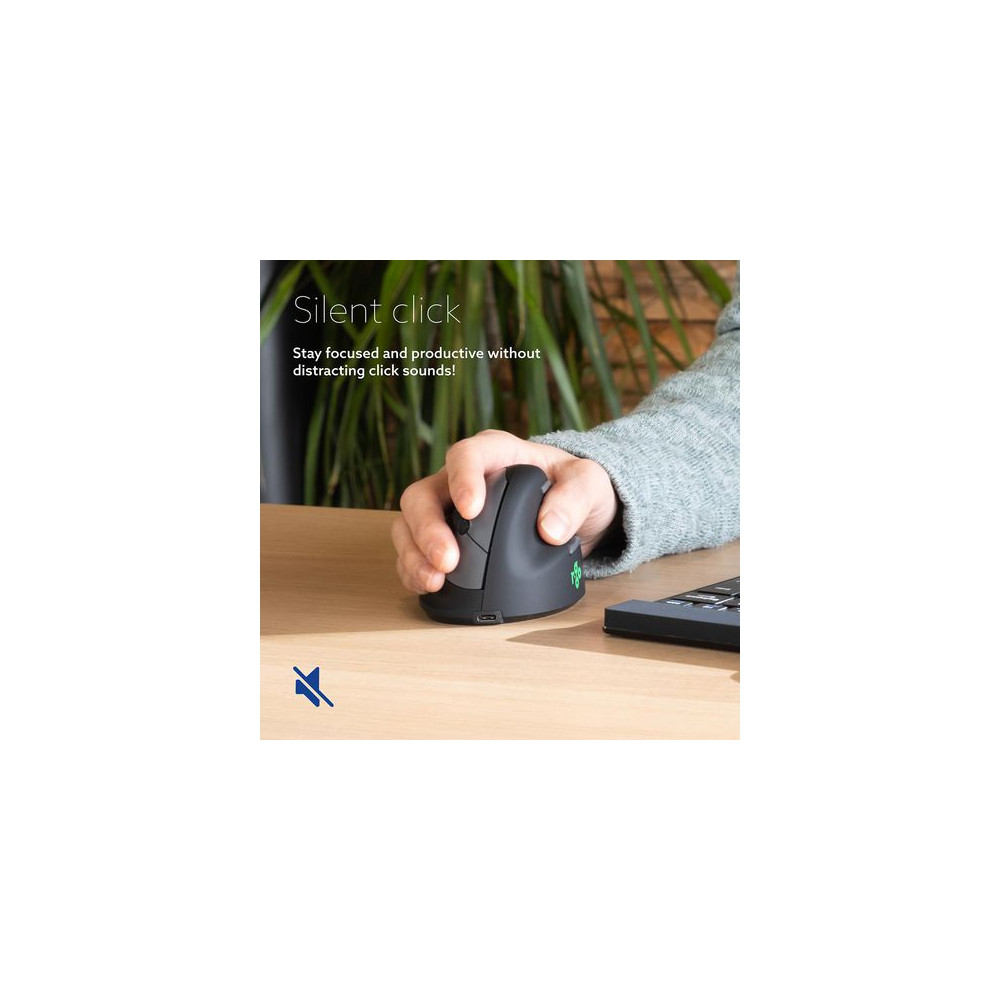 Produktbild för Mus Ergonomisk R-GO trådlös höger M
