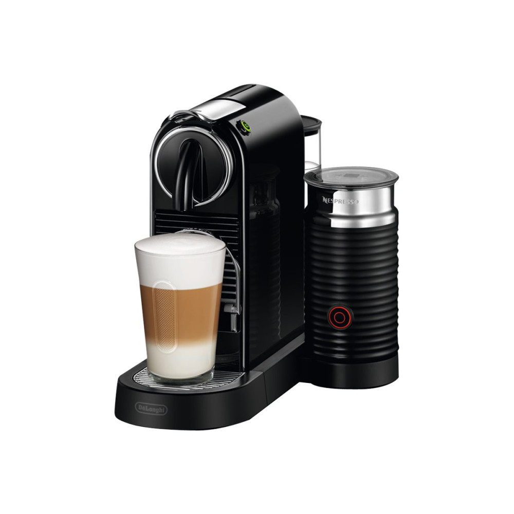 Produktbild för De'Longhi Nespresso CitiZ EN 267.BAE - kaffemaskin med mjölkskummare - 19 bar - svart
