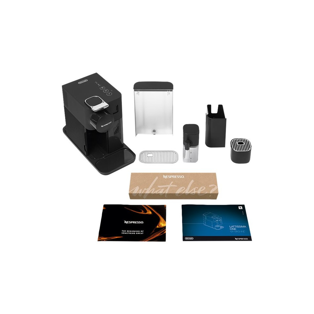 Produktbild för De'Longhi Nespresso Lattissima One EN510.B - kaffemaskin med mjölkskummare - 19 bar - svart