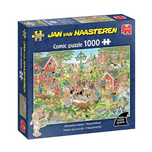 Jumbo Jan van Haasteren  Pussel - Midsummerfestival 1 000 bitar