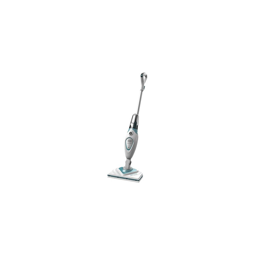 Produktbild för BLACK+DECKER FSM1616 Steam Mop - ångdammsugare - spak - vit / blå