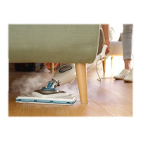 Produktbild för BLACK+DECKER FSM1616 Steam Mop - ångdammsugare - spak - vit / blå