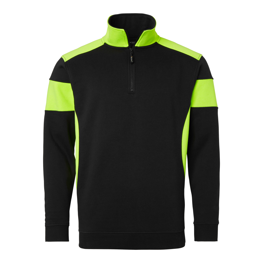 Produktbild för 222 Sweat Black/fluorescent yellow Unisex