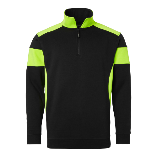 Top Swede 222 Sweat Black/fluorescent yellow Unisex