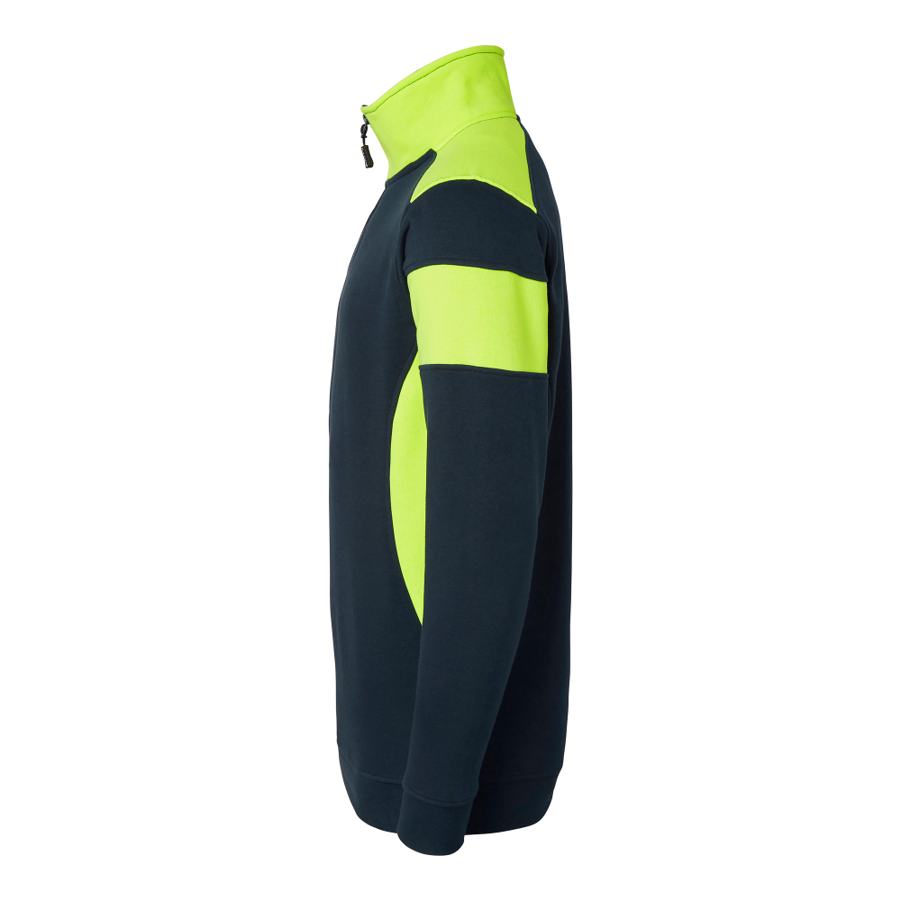 Produktbild för 222 Sweat Navy/fluorescent yellow Unisex