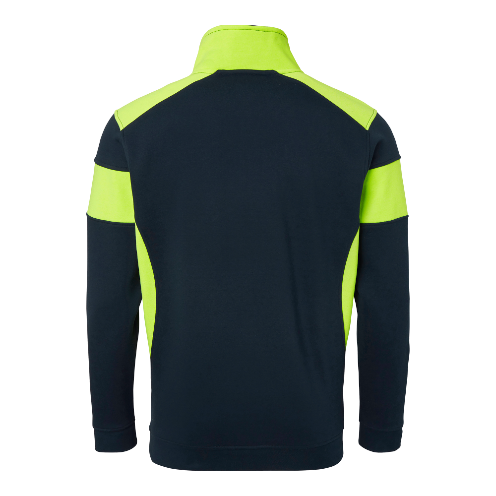 Produktbild för 222 Sweat Navy/fluorescent yellow Unisex