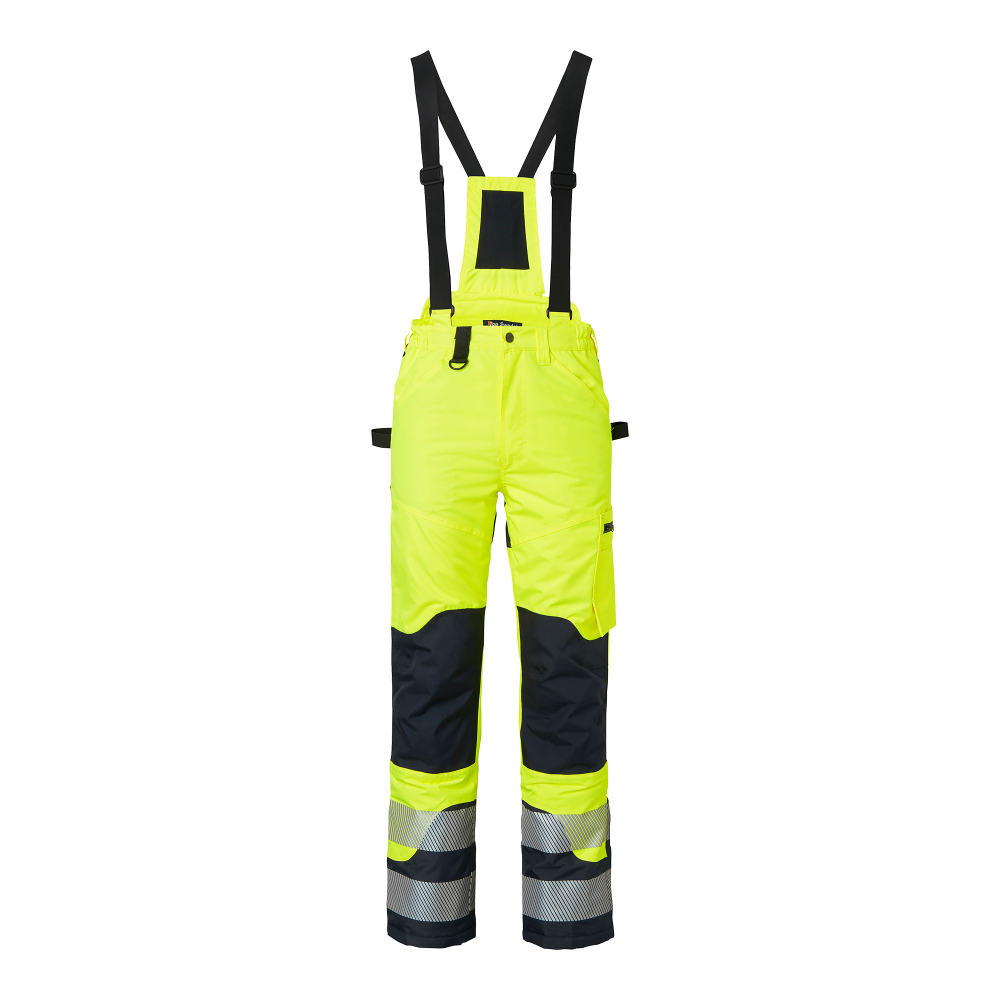 Produktbild för 121 Winter Trousers Fluorescent yellow/navy Unisex