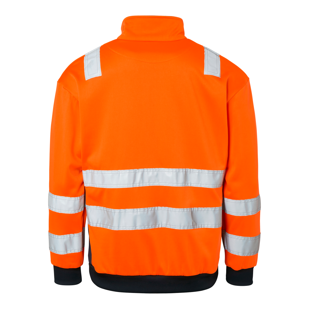 Produktbild för 136 Sweat Fluorescent orange/navy Unisex