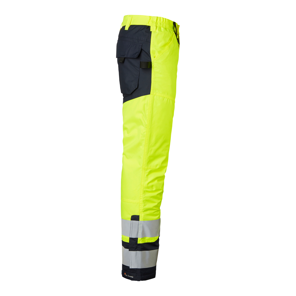 Produktbild för 165 Winter Trousers Fluorescent yellow/navy Unisex