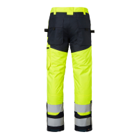 Produktbild för 165 Winter Trousers Fluorescent yellow/navy Unisex