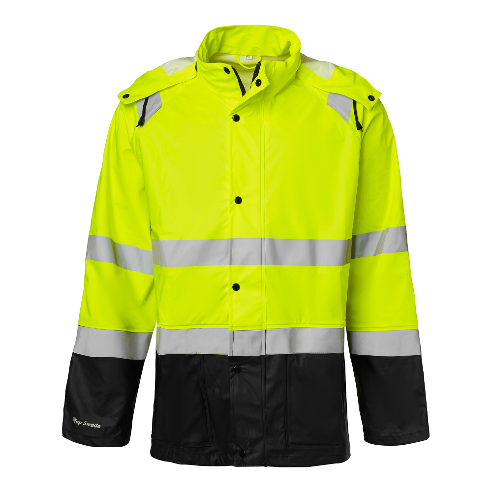 Produktbild för 180 Rain Jacket Hi-Vis Fluorescent yellow/black Unisex