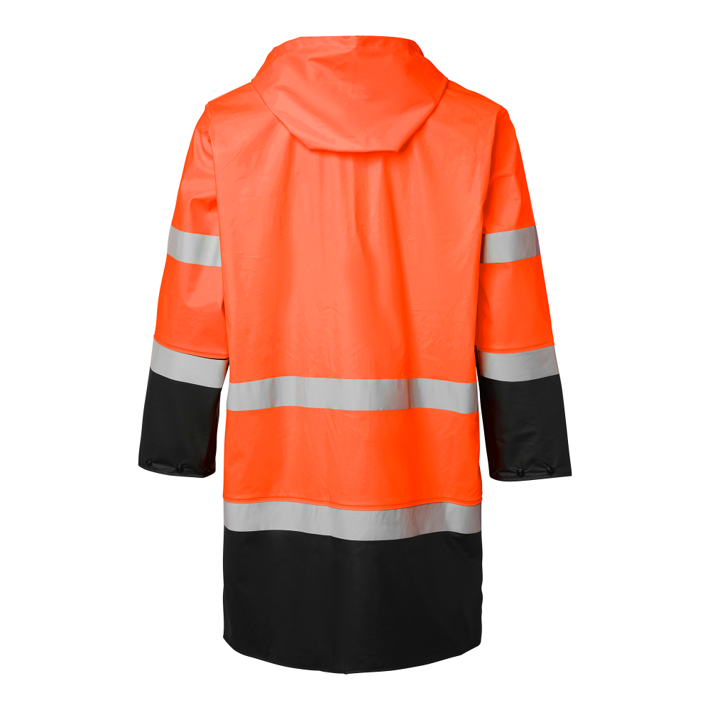 Produktbild för 181 Rain Coat Hi-Vis Fluorescent orange/black Unisex