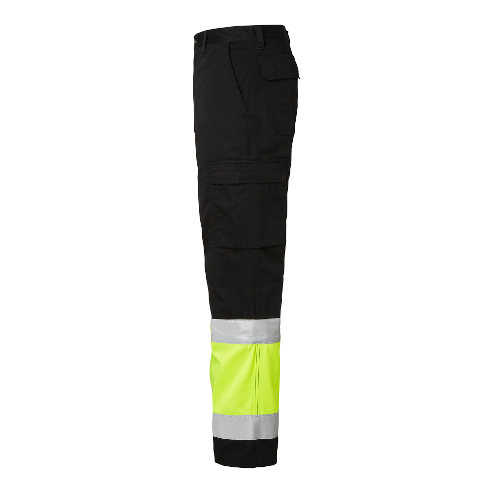 Produktbild för 2070 Trousers Black/fluorescent yellow Male
