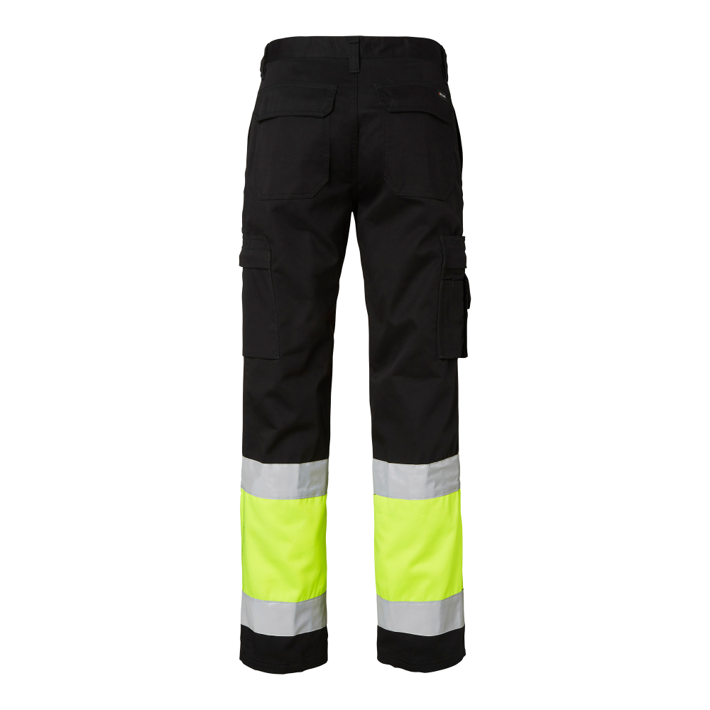 Produktbild för 2070 Trousers Black/fluorescent yellow Male