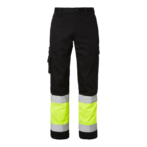 Top Swede 2070 Trousers Black/fluorescent yellow Male - Unisexbyxor & Underdelar