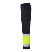 Produktbild för 2070 Trousers Navy/fluorescent yellow Male