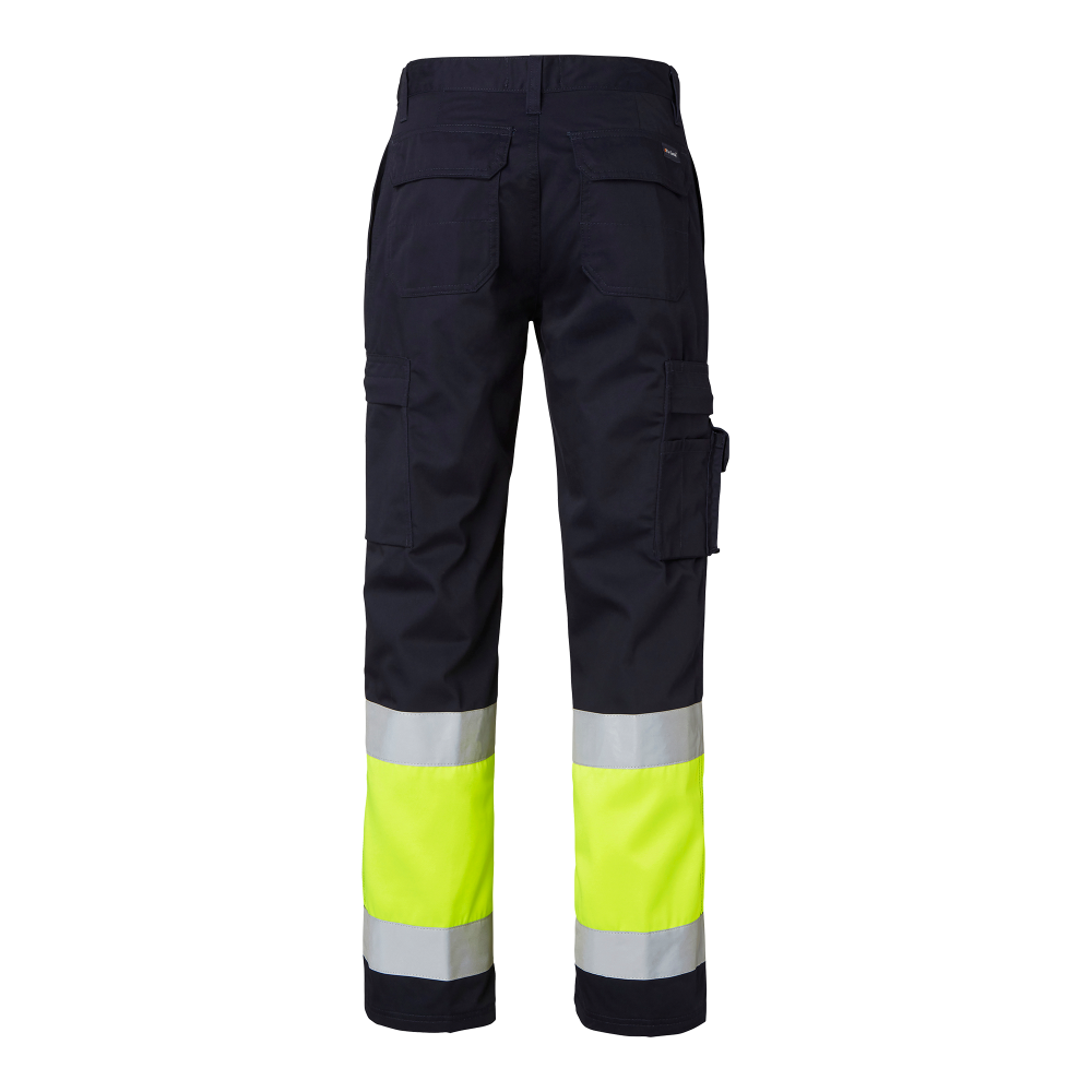 Produktbild för 2070 Trousers Navy/fluorescent yellow Male