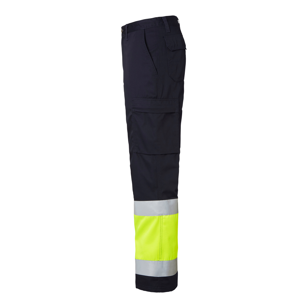 Produktbild för 2070 Trousers Navy/fluorescent yellow Male