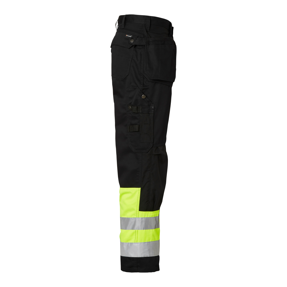 Produktbild för 2171 Craftsmen Trousers Black/fluorescent yellow Male