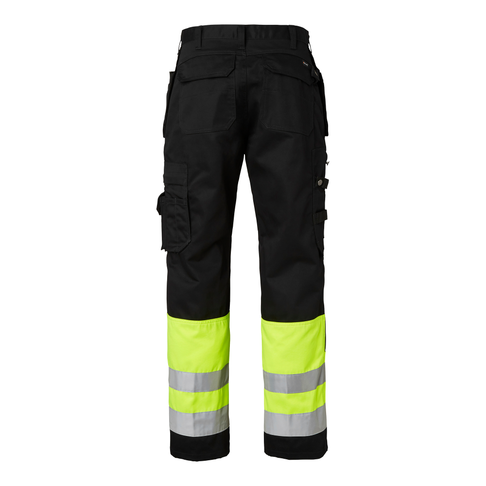 Produktbild för 2171 Craftsmen Trousers Black/fluorescent yellow Male