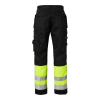 Produktbild för 2171 Craftsmen Trousers Black/fluorescent yellow Male