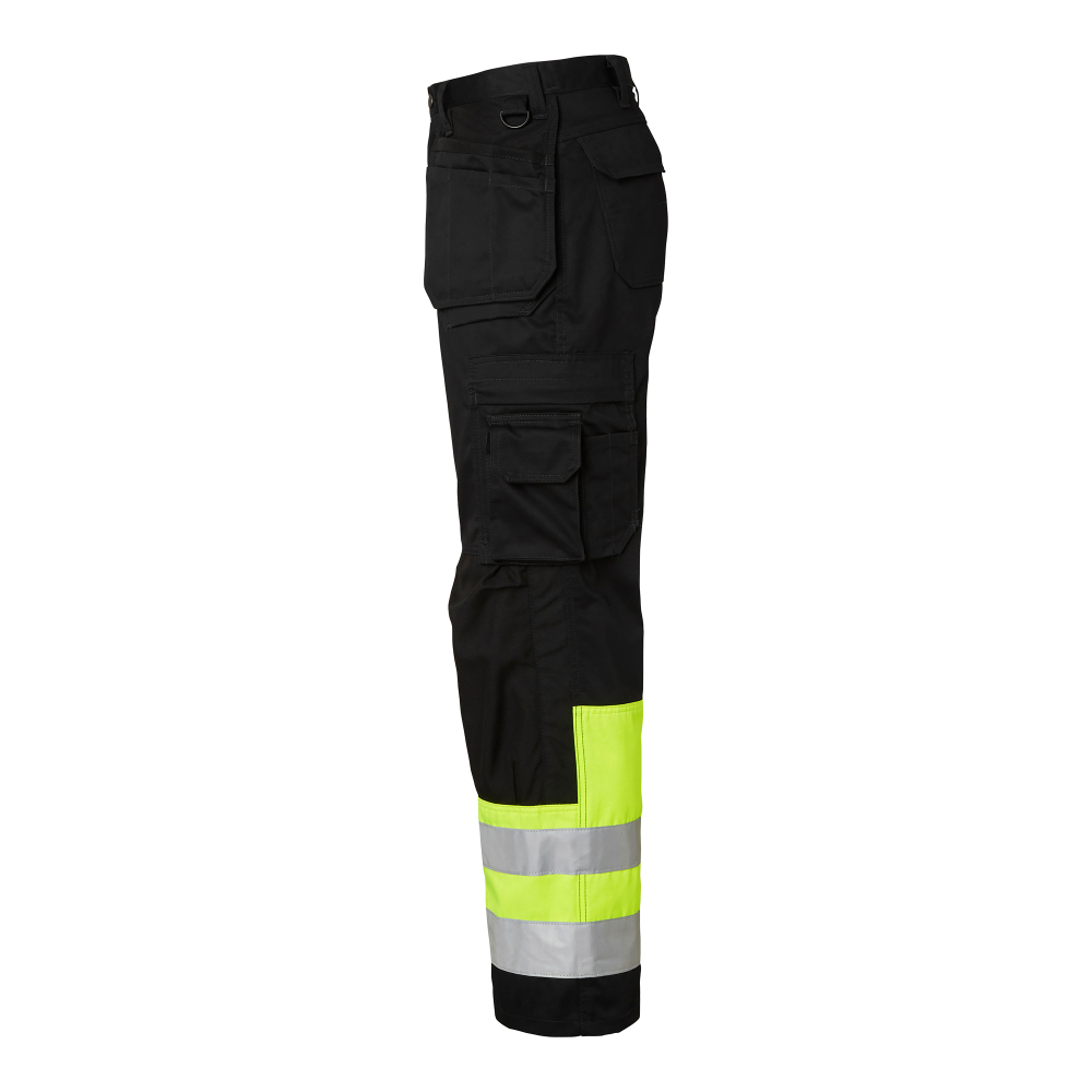 Produktbild för 2171 Craftsmen Trousers Black/fluorescent yellow Male