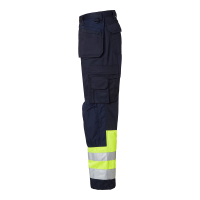 Produktbild för 2171 Craftsmen Trousers Navy/fluorescent yellow Male