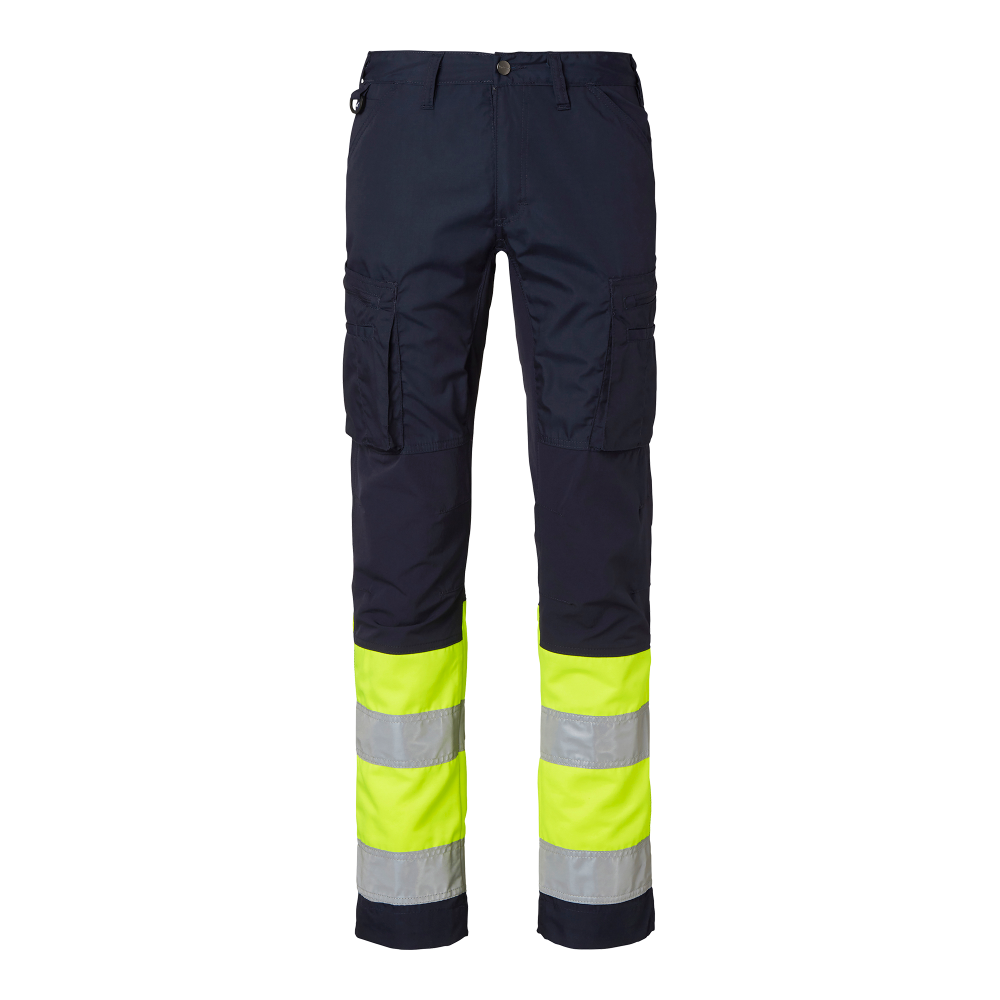 Produktbild för 220 Service Trousers Navy/fluorescent yellow Male