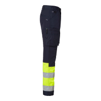 Produktbild för 220 Service Trousers Navy/fluorescent yellow Male