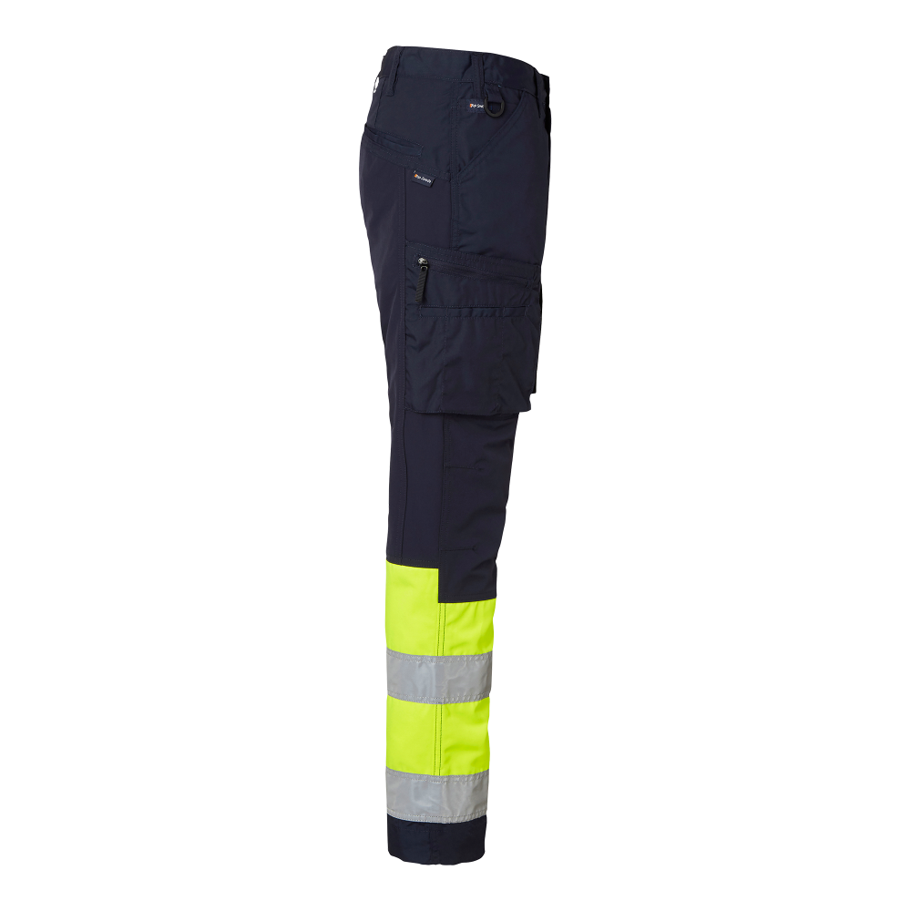 Produktbild för 220 Service Trousers Navy/fluorescent yellow Male