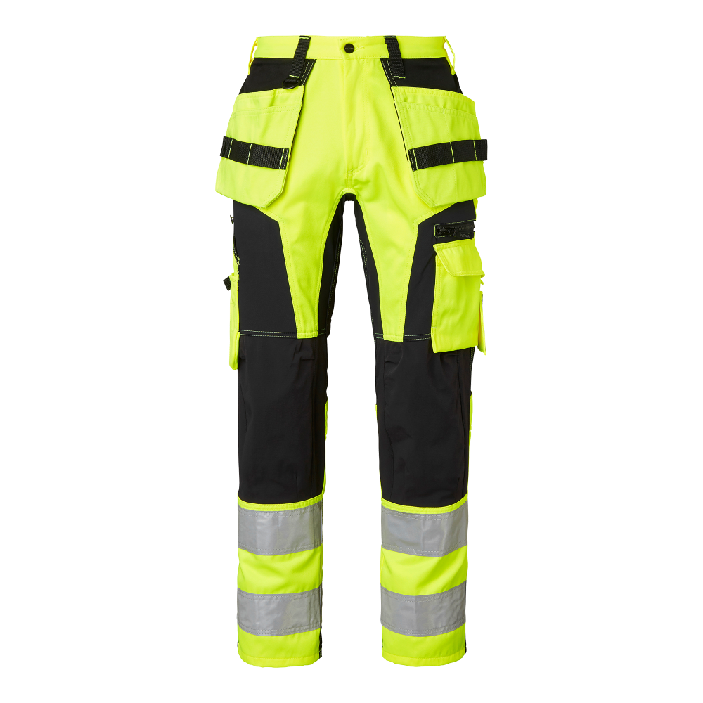 Produktbild för 236 Craftsmen Trousers Fluorescent yellow/black Male