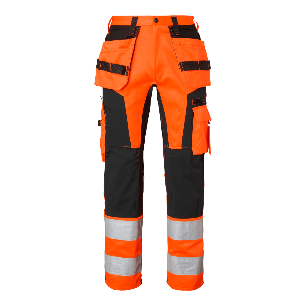 Produktbild för 236 Craftsmen Trousers Fluorescent orange/black Male