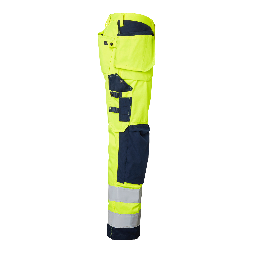 Produktbild för 2516 Craftsmen Trousers Fluorescent yellow/navy Male