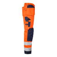 Produktbild för 2516 Craftsmen Trousers Fluorescent orange/navy Male