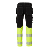 Produktbild för 312 Craftsmen Trousers Black/fluorescent yellow Male
