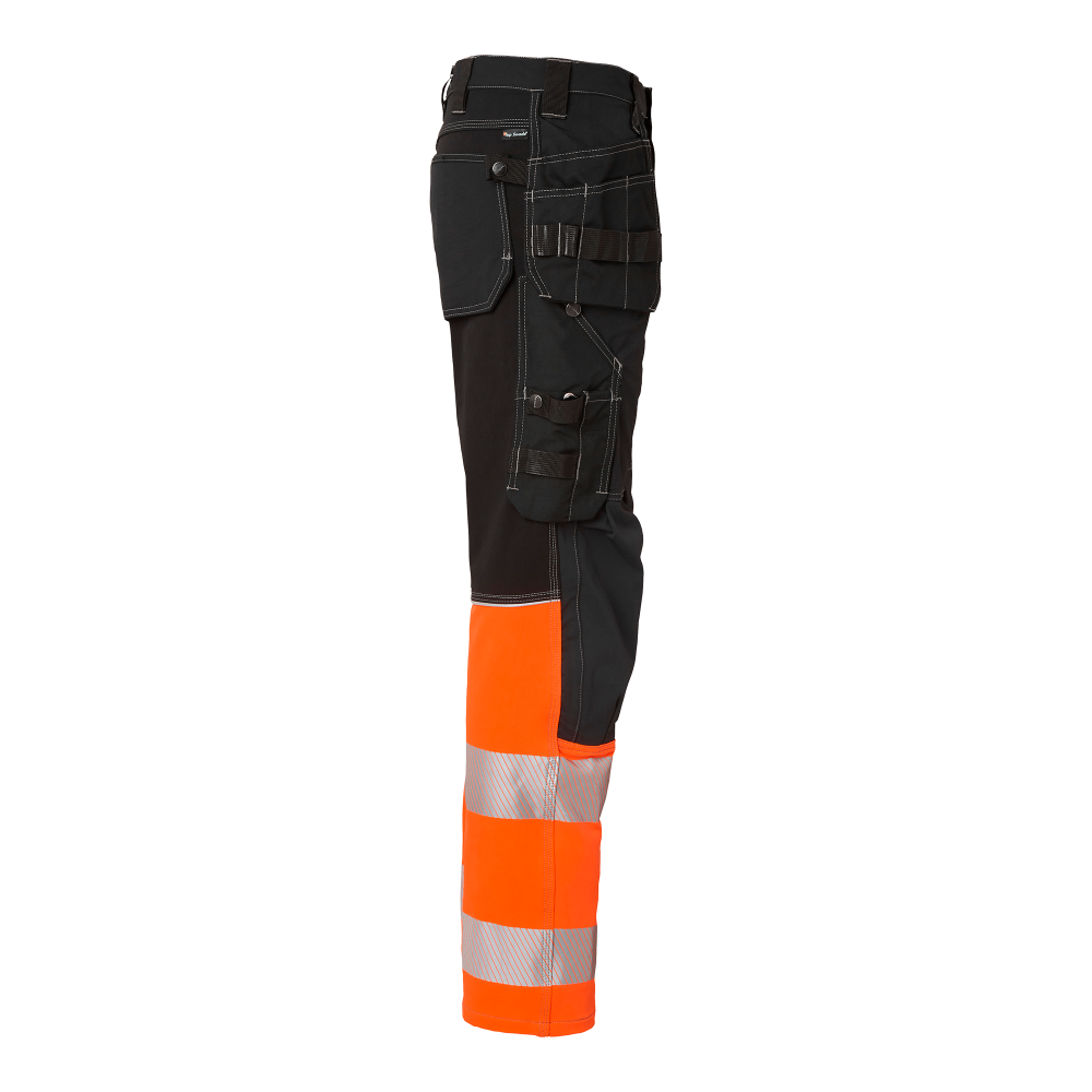 Produktbild för 312 Craftsmen Trousers Black/fluorescent orange Male