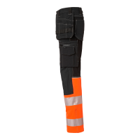Produktbild för 312 Craftsmen Trousers Black/fluorescent orange Male