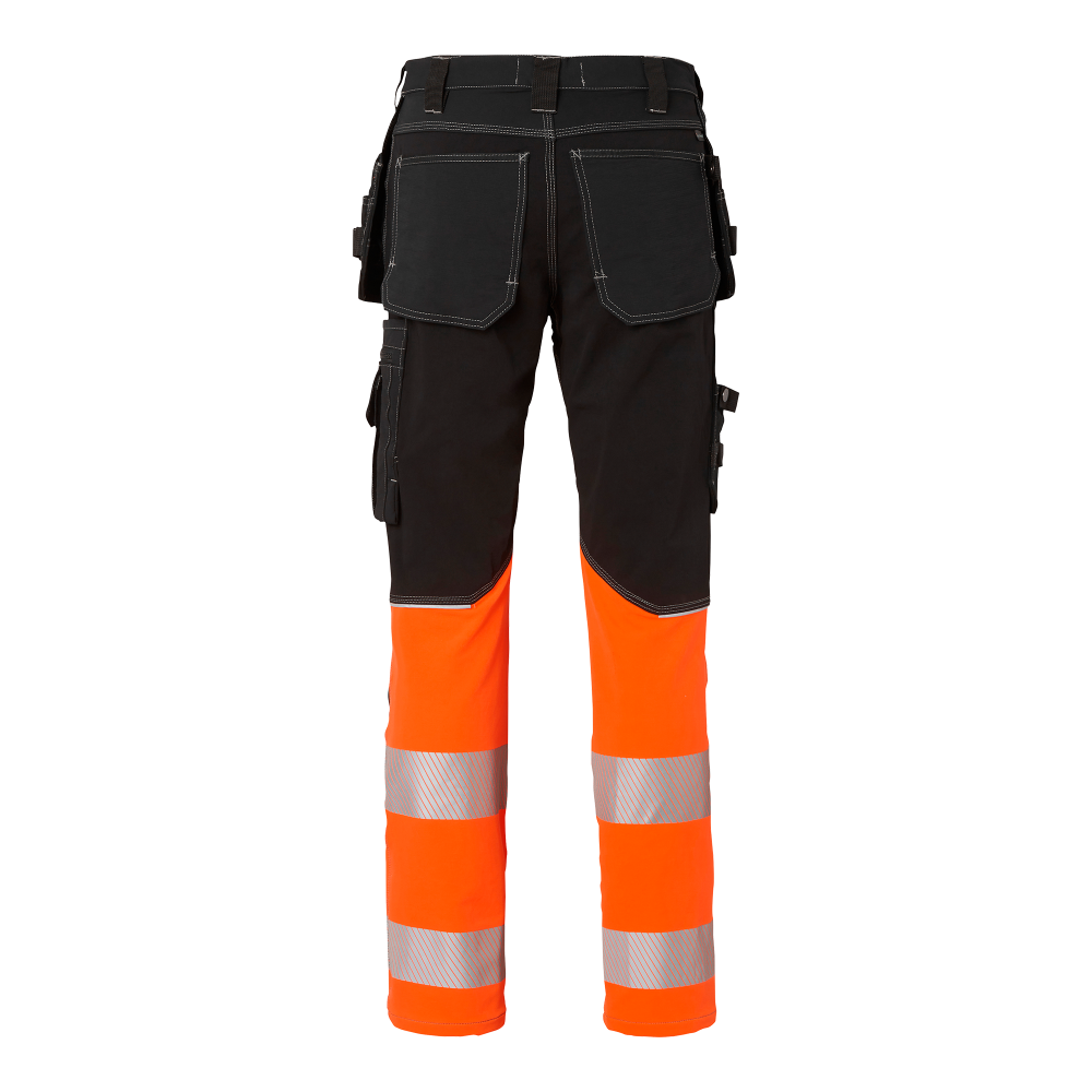 Produktbild för 312 Craftsmen Trousers Black/fluorescent orange Male