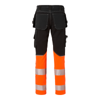 Produktbild för 312 Craftsmen Trousers Black/fluorescent orange Male