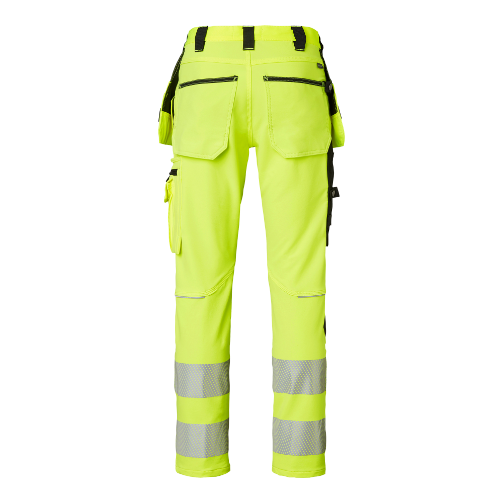 Produktbild för 313 Craftsmen Trousers Fluorescent yellow/black Male