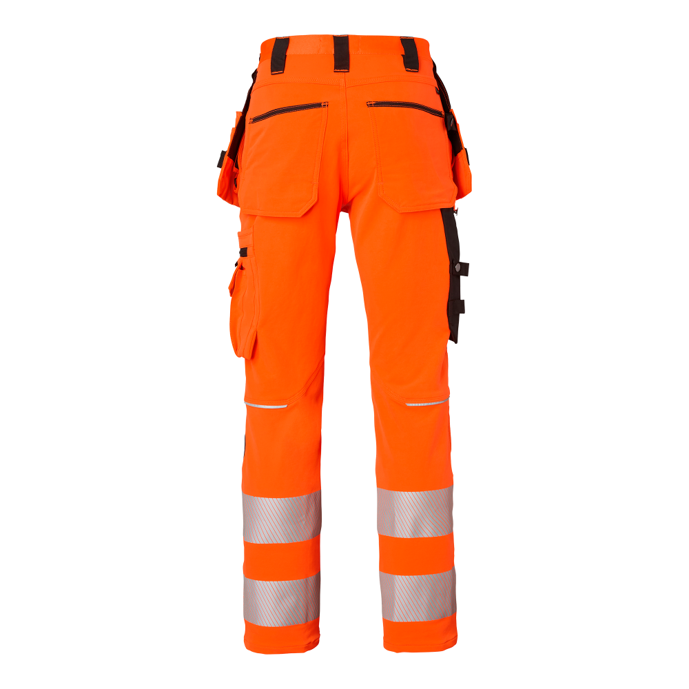 Produktbild för 313 Craftsmen Trousers Fluorescent orange/black Male