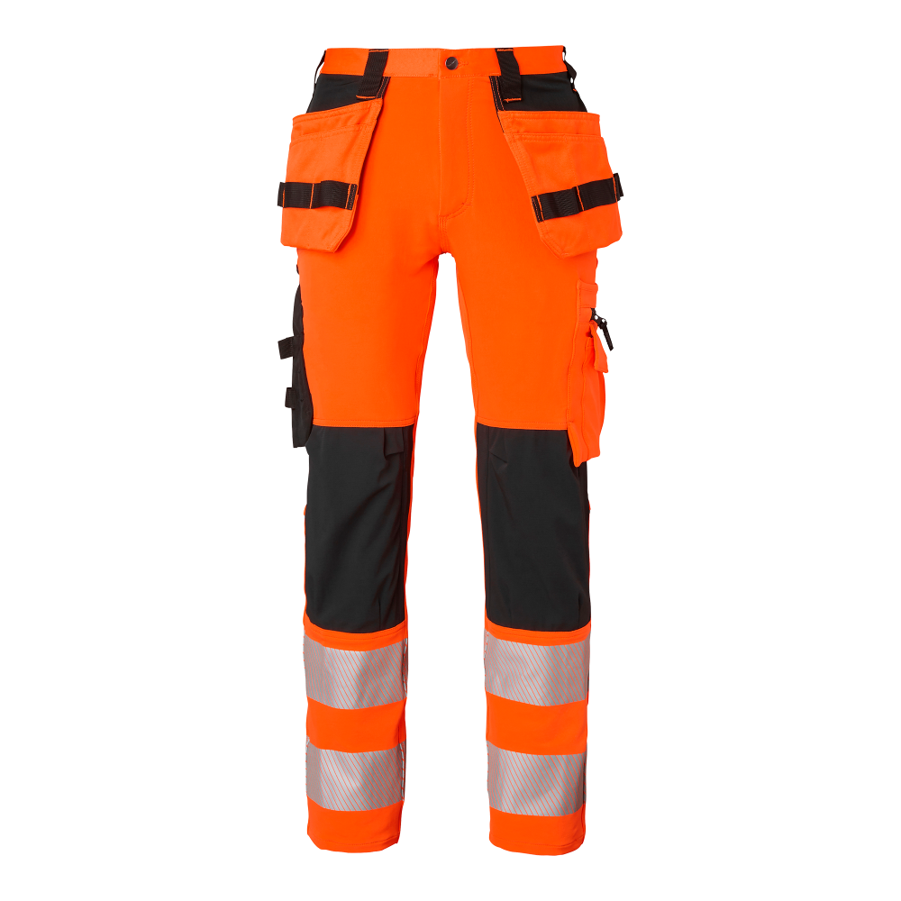 Produktbild för 313 Craftsmen Trousers Fluorescent orange/black Male