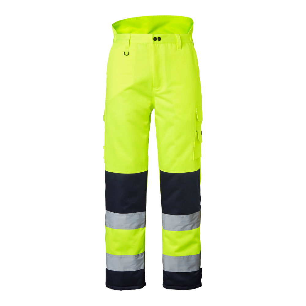 Produktbild för 4026 Winter Trousers Hi-Vis Fluorescent yellow/navy Unisex